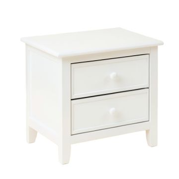 Maple Canyon Nightstand - White