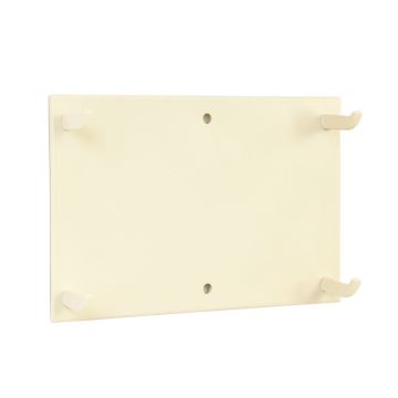 Fern Crest Empty Wall-Mounted Tool Organizer Panel - Cream (synthetic illustration; no displayed measurements)