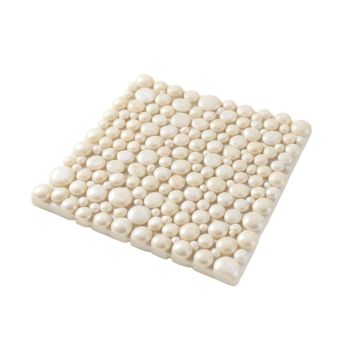 Pacif 0.39 '' X 0.79 '' Seashell Random Mosaic Wall & Floor Tile