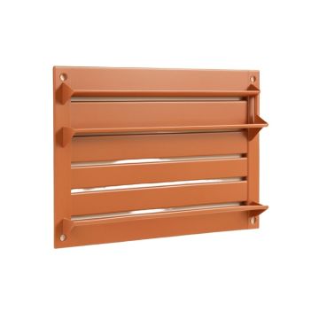 Moss Bridge Empty Wall-Mounted Tool Organizer Panel - Terracotta