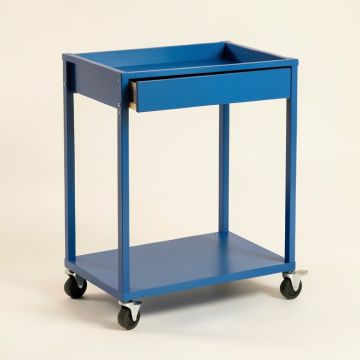 Holly Bend Empty Rolling Workshop Cart - Blue (synthetic illustration; no displayed measurements)