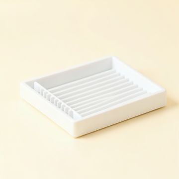 Glen Canyon Empty Under-Desk Cable Tray - White (synthetic illustration; no displayed measurements)