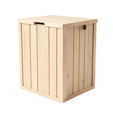 Shore Brook Closed Outdoor Storage Box - Beige