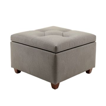 Landis 34.6 '' Tufted Square Cocktail Ottoman (synthetic illustration; no displayed measurements)