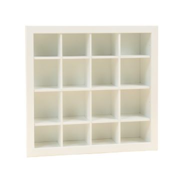 Vale Bend Empty Mug-Storage Cabinet Insert - White
