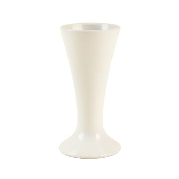 Linden Crest Empty Candle Holder - White