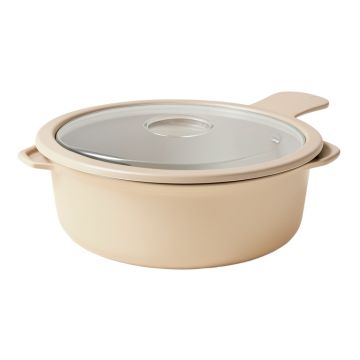 Circulon Symmetry Hard-Anodized Nonstick 5.5-Quart Covered Straining Casserole