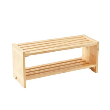 Cliff Bluff Shoe Storage Bench - Ivory