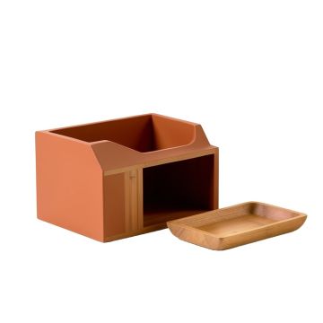 Harbor Bridge Empty Coffee-Station Organizer - Terracotta