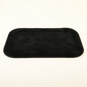 Glen Dale Bath Mat - Black (synthetic illustration; no displayed measurements)