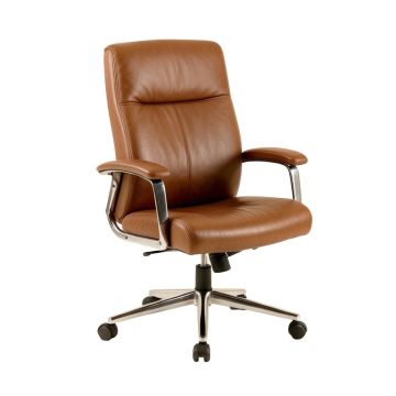 Theta Genuine Leather Conference Chair (synthetic illustration; no displayed measurements)