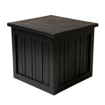 Fern Crossing Closed Outdoor Storage Box - Black