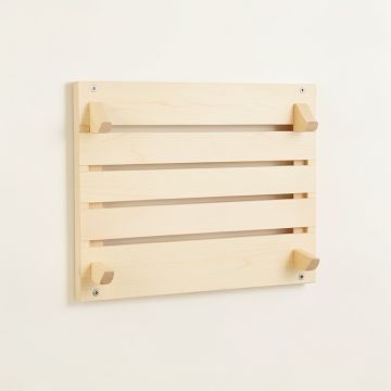 Dawn Canyon Empty Wall-Mounted Tool Organizer Panel - Ivory (synthetic illustration; no displayed measurements)