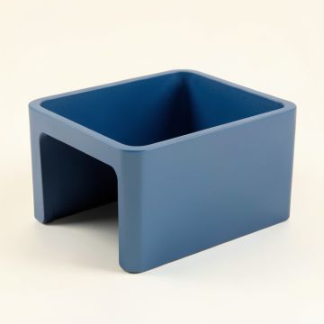 Rowan Crest Empty Furniture-Style Litter Enclosure - Blue (synthetic illustration; no displayed measurements)