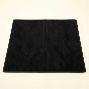Moss Falls Bath Mat - Black (synthetic illustration; no displayed measurements)