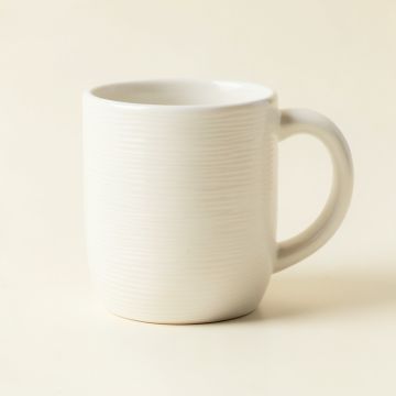 Alder Bridge Ceramic Mug - White (synthetic illustration; no displayed measurements)