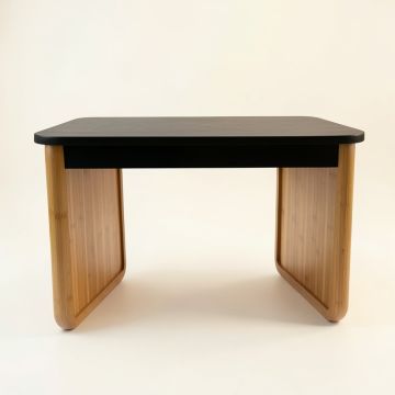 Heath Arc Writing Desk (synthetic illustration; no displayed measurements)