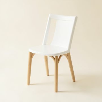 Aspen Crossing Dining Chair - White (synthetic illustration; no displayed measurements)