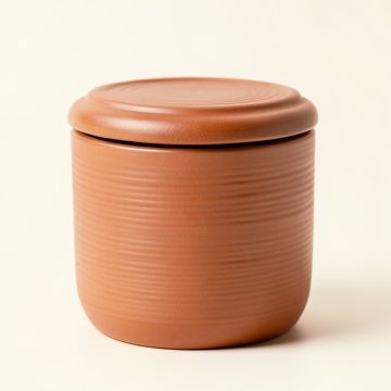 Flint Brook Storage Canister With Lid - Terracotta (synthetic illustration; no displayed measurements)