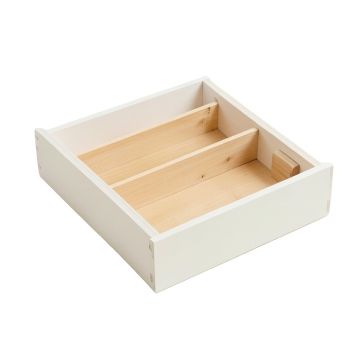 Briar Bluff Empty Pantry Drawer Organizer Insert - White