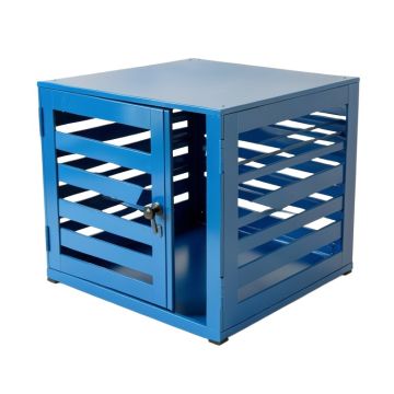 Cliff Bluff Empty Furniture-Style Pet Crate - Blue