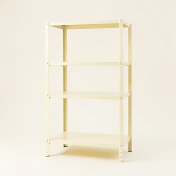 Aspen Bend Empty Seed-Starting Shelving Unit Without Lights - Ivory (synthetic illustration; no displayed measurements)