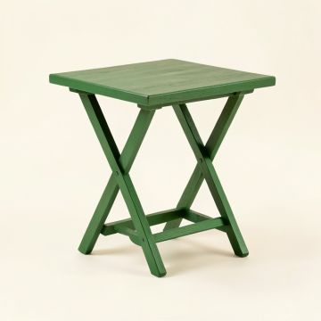 Holly Canyon Compact Balcony Table - Green (synthetic illustration; no displayed measurements)