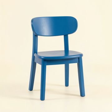 Fern Bend Small Chair - Blue (synthetic illustration; no displayed measurements)