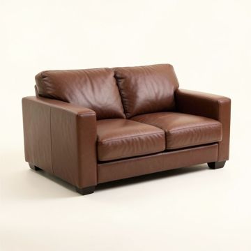 Nataly 79.2 '' Faux Leather Pillow Top Arm Sofa (synthetic illustration; no displayed measurements)