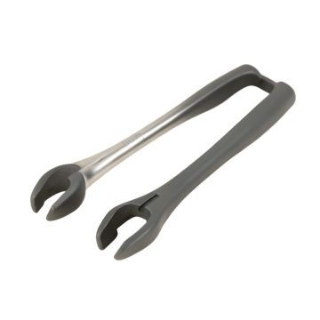 Anolon Tools And Gadgets Suregrip Nylon Nonstick Locking Tongs Set , 2-Pieces , Graphite
