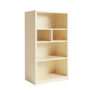 Hill Crest Freestanding Bookcase - Cream
