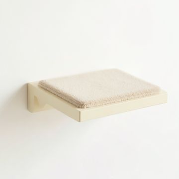 Glen Dale Wall-Mounted Cat Perch - Cream (synthetic illustration; no displayed measurements)