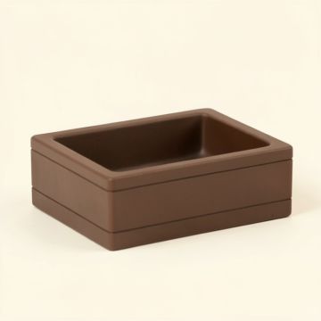 Tulum 35 '' Single Bathroom Vanity Base Only In Brown (synthetic illustration; no displayed measurements)