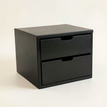 Laurel Bend Small-Parts Storage Drawer Cabinet - Black (synthetic illustration; no displayed measurements)