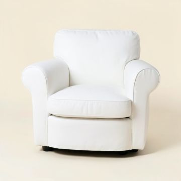 Bungalo 21.5 '' Wide Cotton Armchair (synthetic illustration; no displayed measurements)