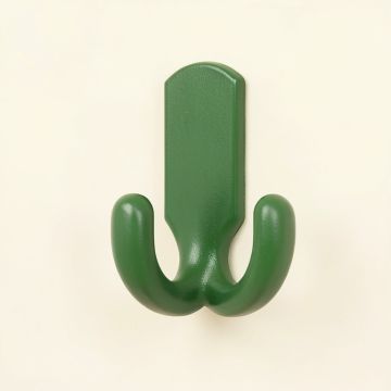 Wren Arc Wall-Mounted Robe Hook - Green (synthetic illustration; no displayed measurements)