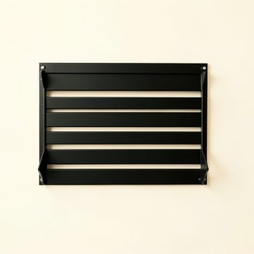 Field Branch Empty Wall-Mounted Tool Organizer Panel - Black (synthetic illustration; no displayed measurements)