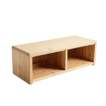 Flint Crest Shoe Storage Bench - Beige (synthetic illustration; no displayed measurements)