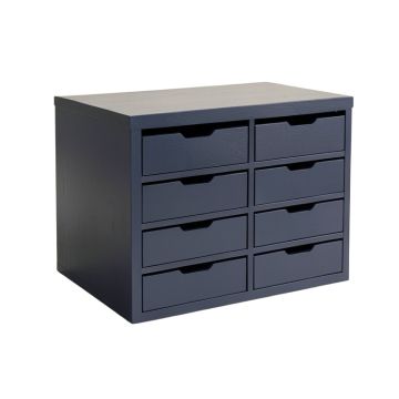Flint Bend Small-Parts Storage Drawer Cabinet - Navy