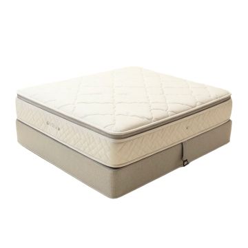 Serta 8 '' Plush Innerspring Mattress And Box Spring Set