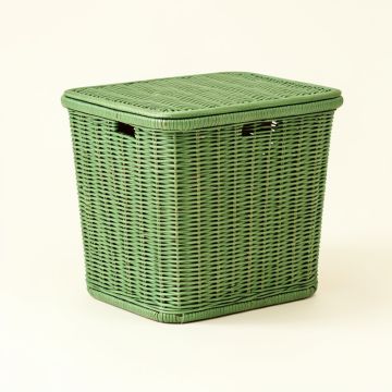 Wren Bridge Laundry Hamper - Green (synthetic illustration; no displayed measurements)