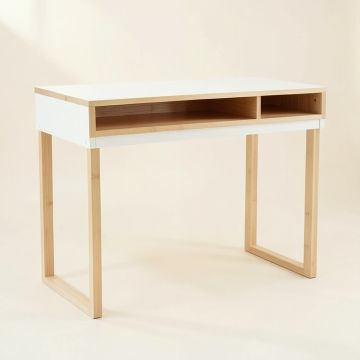Vale Bend Writing Desk - White (synthetic illustration; no displayed measurements)