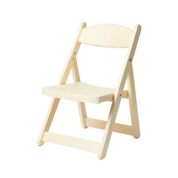 Field Bridge Folding Outdoor Chair - Cream (synthetic illustration; no displayed measurements)