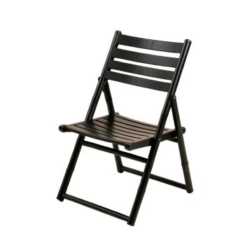 Clay Branch Folding Outdoor Chair - Black