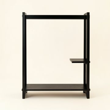 Juniper Branch Empty Garment Rack - Black (synthetic illustration; no displayed measurements)