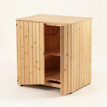 Patterson Nordic 6 Person Traditional Steam Sauna (synthetic illustration; no displayed measurements)