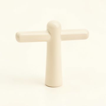 Laurel Bend Cabinet Handle Without Packaging - Cream (synthetic illustration; no displayed measurements)