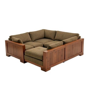 Wautoma 177 '' Wide Symmetrical Modular Corner Sectional