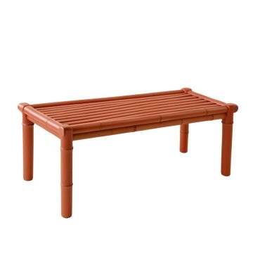 Cove Dell Indoor Bench - Terracotta