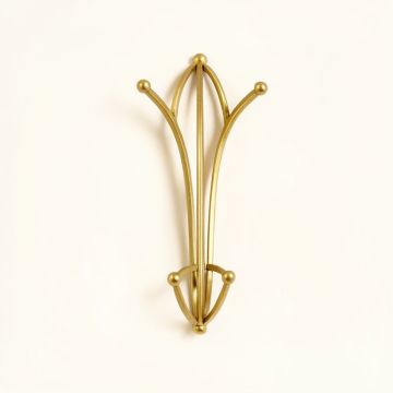 Golden Metal Wall Decor (synthetic illustration; no displayed measurements)